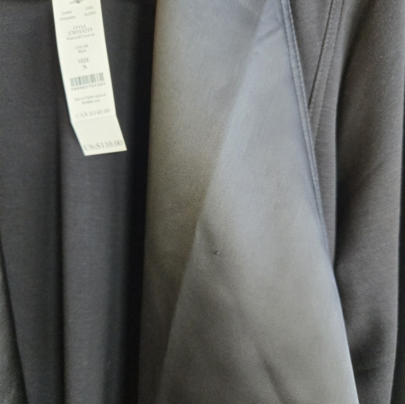 Size small whitehouseblackmarket waterfall cover-up. Black. - Picture 3 of 8